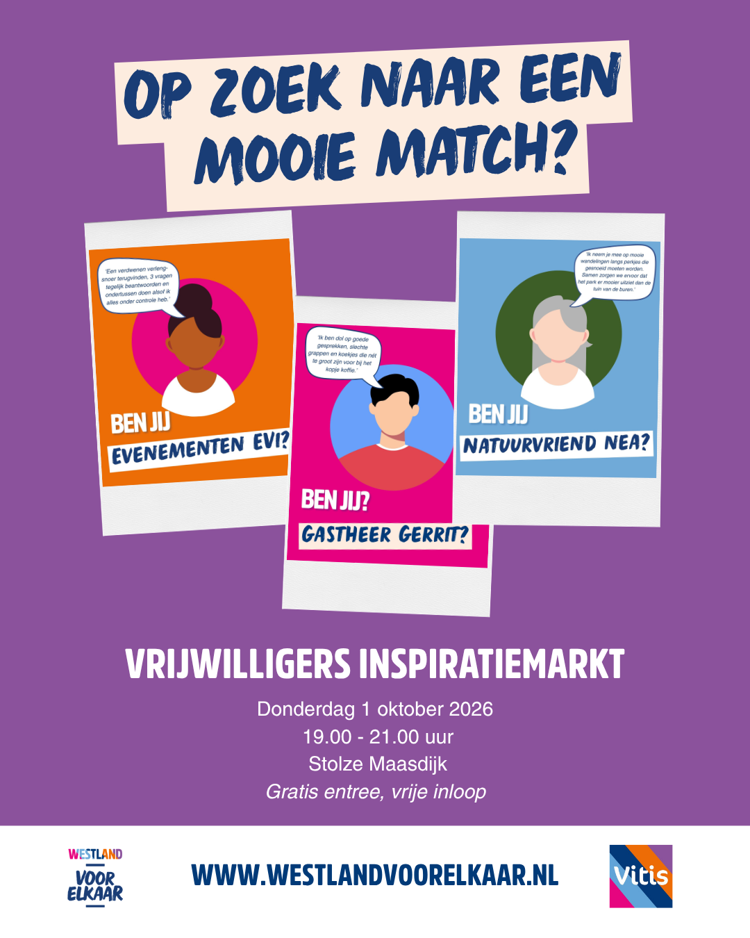 Flyer vrijwilligersmarkt